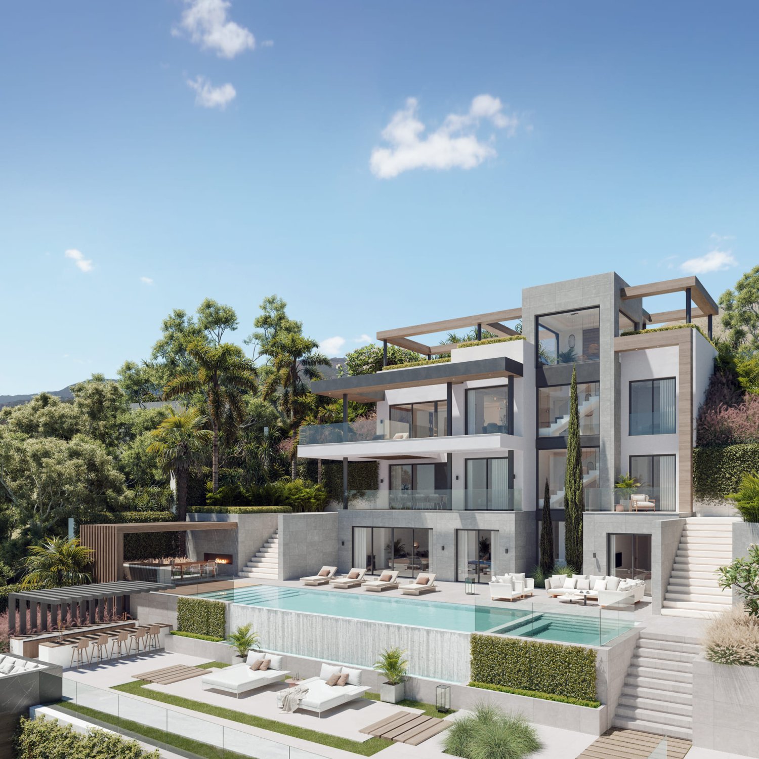 Huvila Mijas, Malaga, Espanja 5 makuuhuonetta, 399 m2 No. 123747