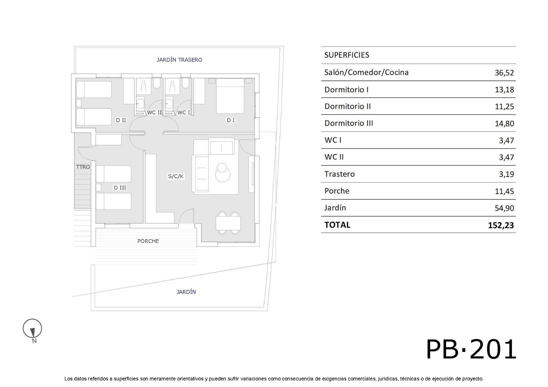 Bungalow à San Miguel de Salinas, Alicante, Espagne 3 chambres, 85 m2 No. 128567