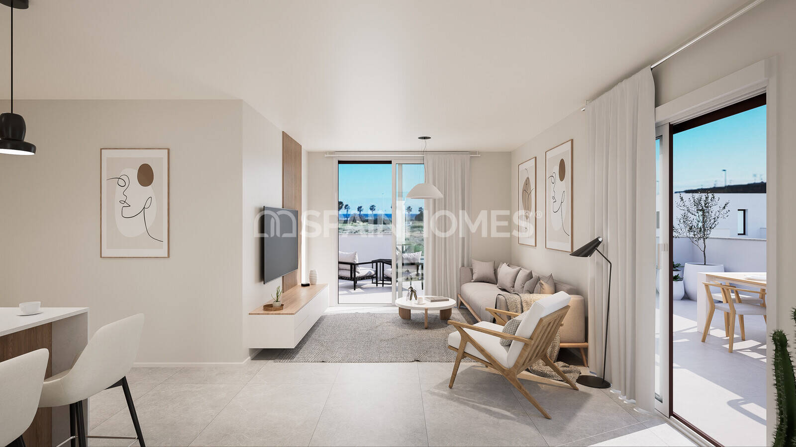 Wohnung in Pilar de la Horadada, Alicante, Spanien 2 Schlafzimmer, 79 m2 Nr. 121051