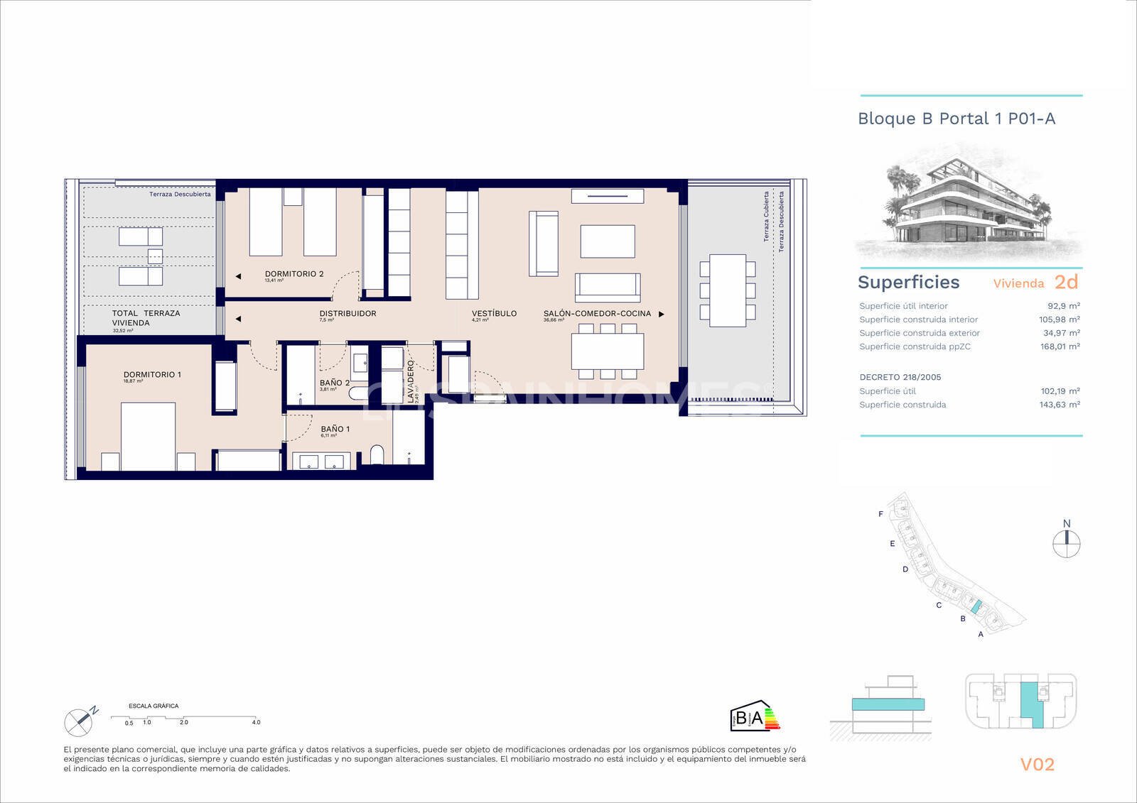 Wohnung in Estepona, Malaga, Spanien 3 Schlafzimmer, 106 m2 Nr. 120766