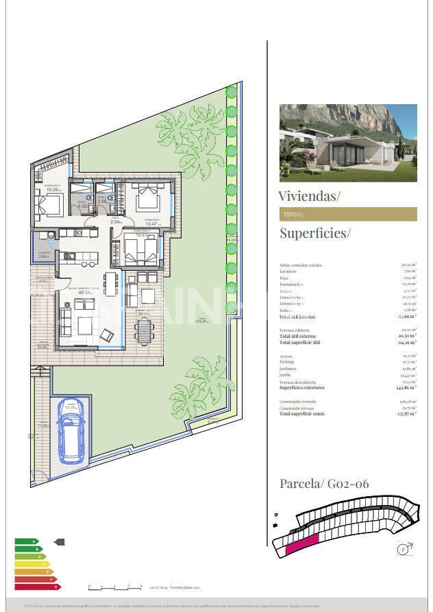 Villa i Polop, Alicante, Spanien 4 sovrum, 163 kvm. Nr. 131197