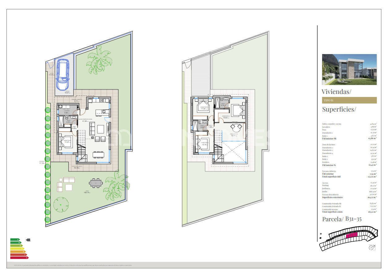 Villa in Polop, Alicante, Spanien 3 Schlafzimmer, 124 m2 Nr. 131196