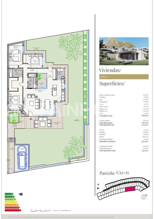 Villa in Polop, Alicante, Spanien 3 Schlafzimmer, 124 m2 Nr. 131196