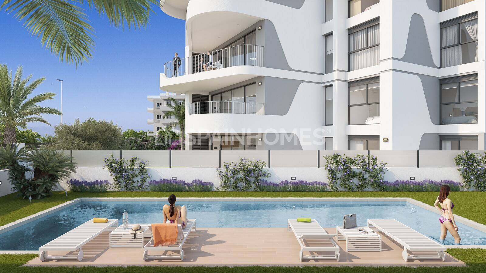 Penthäuser in Guardamar del Segura, Alicante, Spanien 3 Schlafzimmer, 91 m2 Nr. 122464
