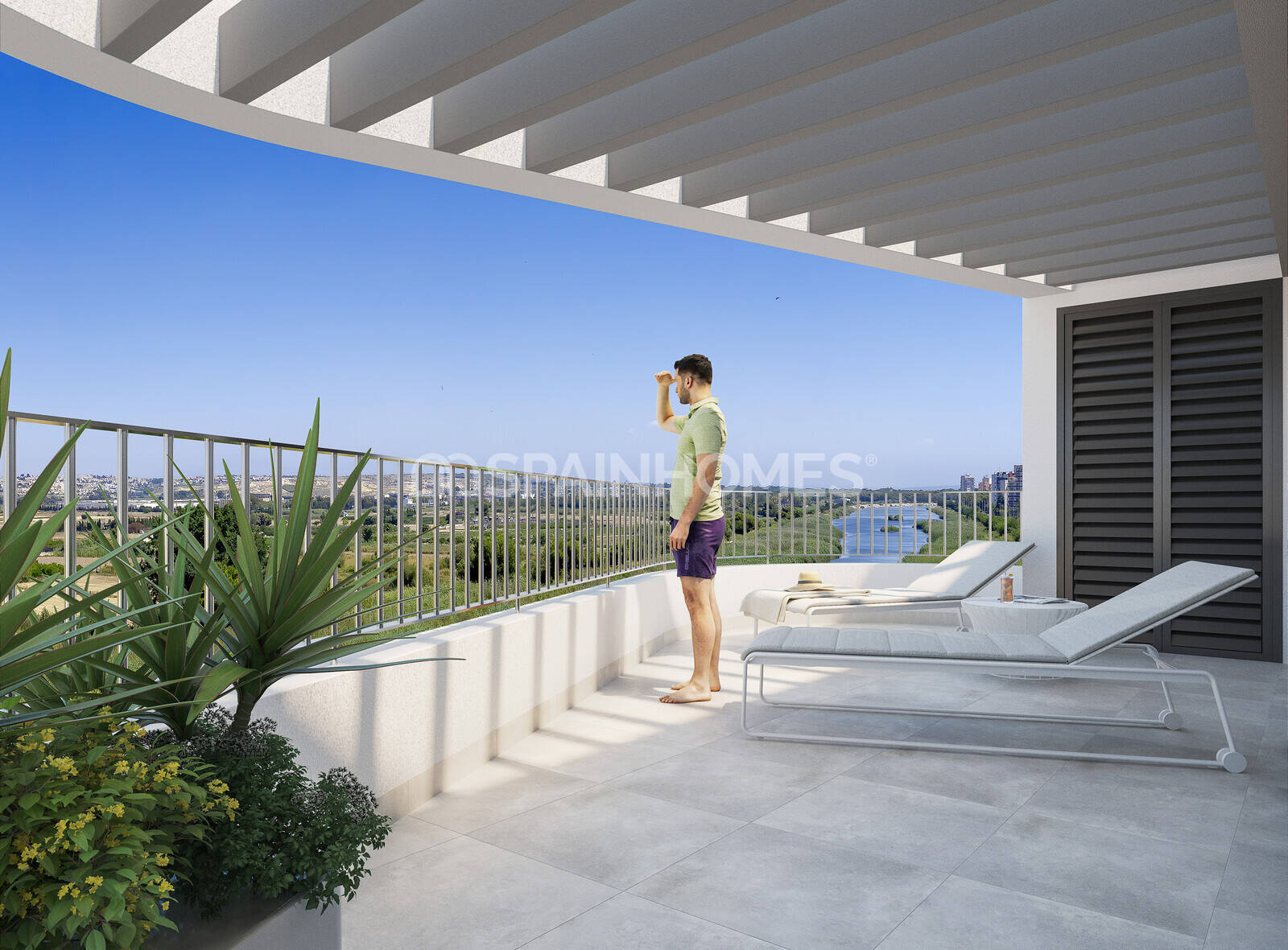 Penthäuser in Guardamar del Segura, Alicante, Spanien 3 Schlafzimmer, 91 m2 Nr. 122464
