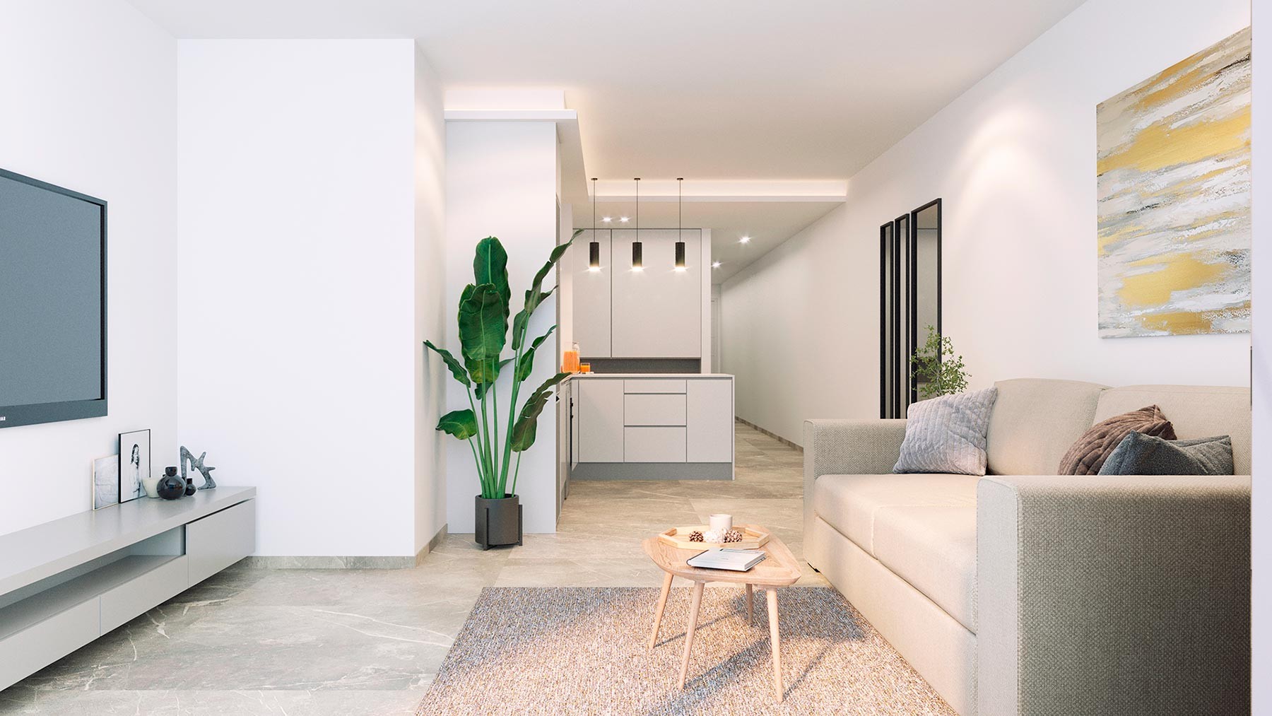 Huoneisto Torrevieja, Alicante, Espanja 2 makuuhuonetta, 87 m2 No. 131347