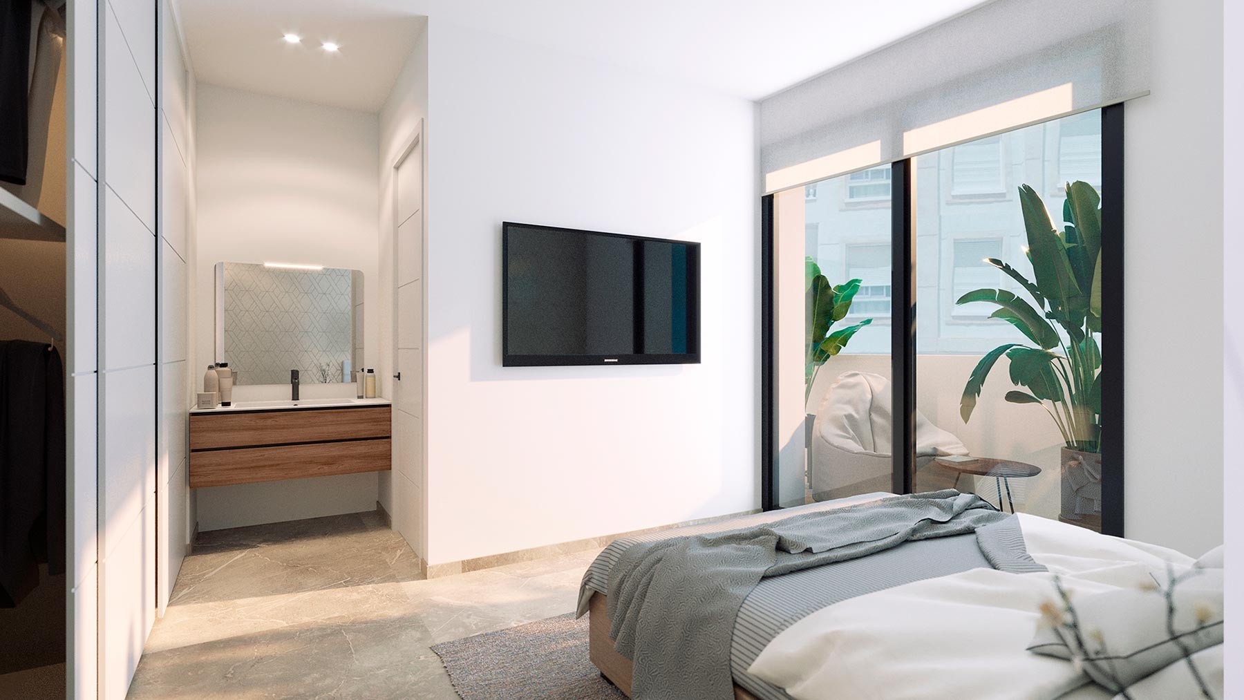 Huoneisto Torrevieja, Alicante, Espanja 2 makuuhuonetta, 87 m2 No. 131347