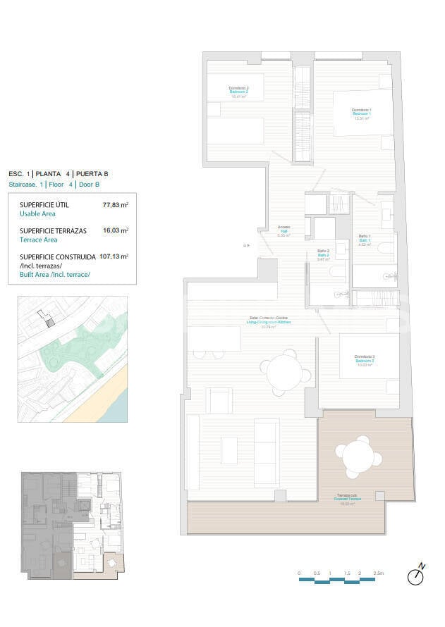 Apartment in Villajoyosa, Alicante, Spain 1 bedroom, 58 sq.m. No. 121040