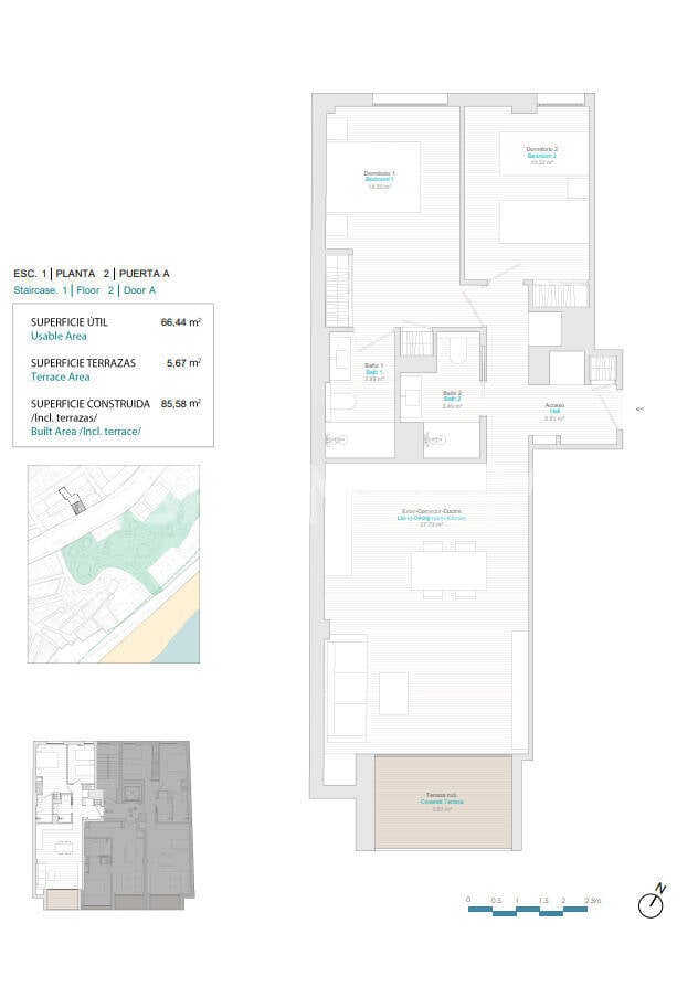 Apartment in Villajoyosa, Alicante, Spain 1 bedroom, 58 sq.m. No. 121040