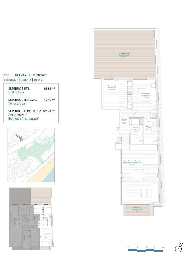 Apartment in Villajoyosa, Alicante, Spain 1 bedroom, 58 sq.m. No. 121040