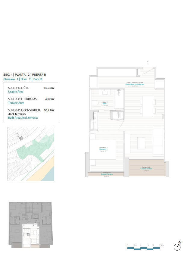 Lägenhet i Villajoyosa, Alicante, Spanien 2 sovrum, 78 kvm. Nr. 121041