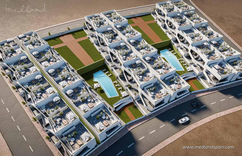 Apartamento en San Miguel de Salinas, Alicante, España 2 dormitorios, 68 m2 No. 124626