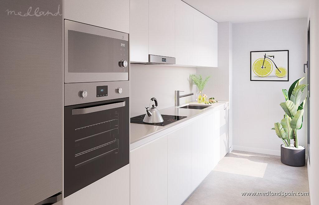 Lägenhet i Mijas Costa, Malaga, Spanien 2 sovrum, 93 kvm. Nr. 130087