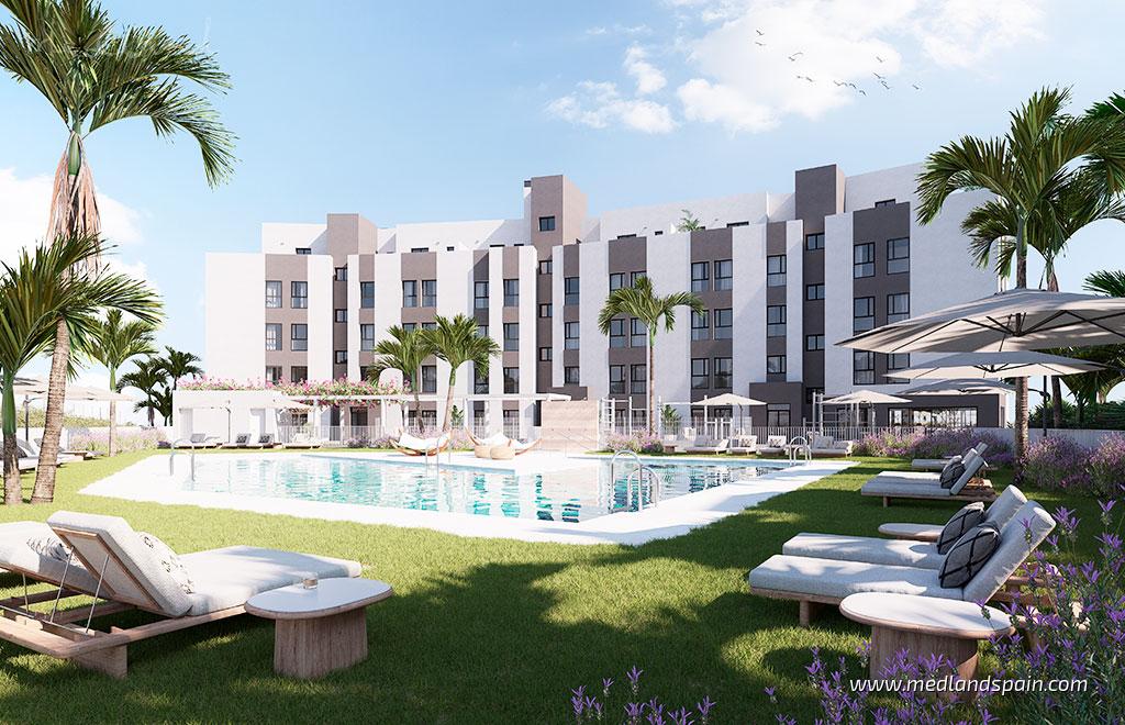 Lägenhet i Mijas Costa, Malaga, Spanien 2 sovrum, 93 kvm. Nr. 130087