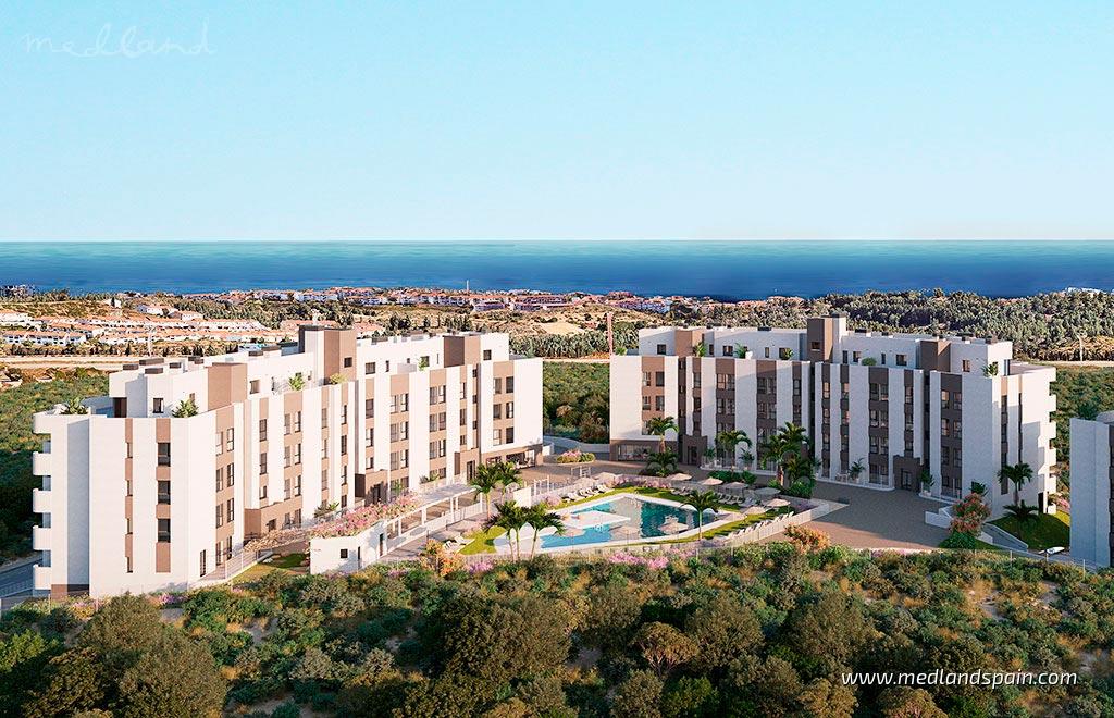 Lägenhet i Mijas Costa, Malaga, Spanien 2 sovrum, 93 kvm. Nr. 130087