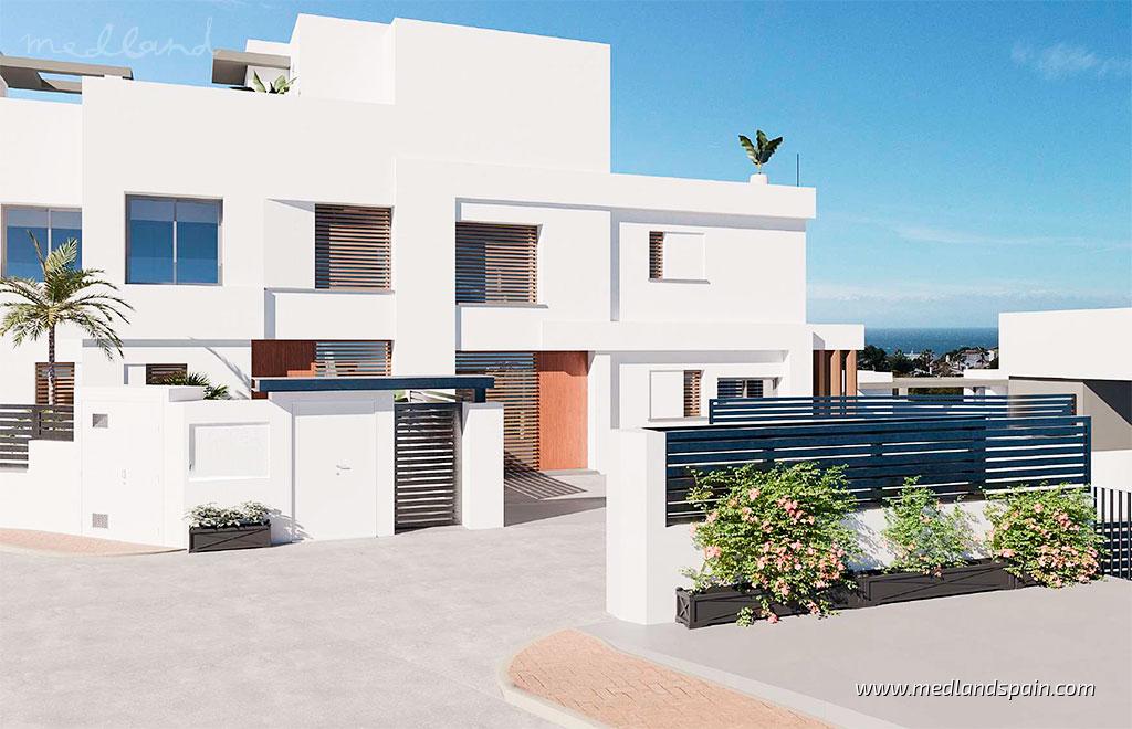 Kaupunkipientalo Mijas Costa, Malaga, Espanja 3 makuuhuonetta, 277 m2 No. 121707