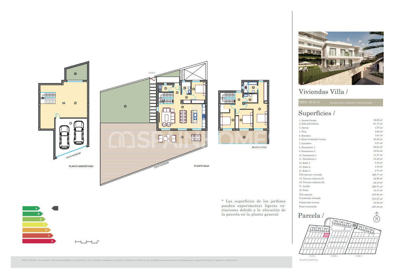 Villa en Mutxamel, Alicante, España 3 dormitorios, 101 m2 No. 121198