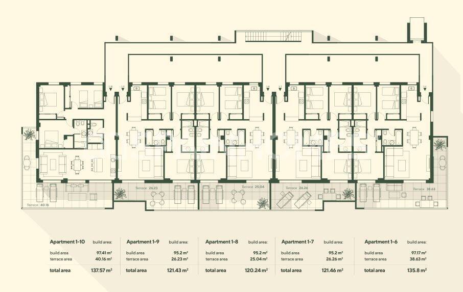 Dzīvoklis Mijas, Malaga, Spānijā 3 istabas, 81 m2 Nr. 121200