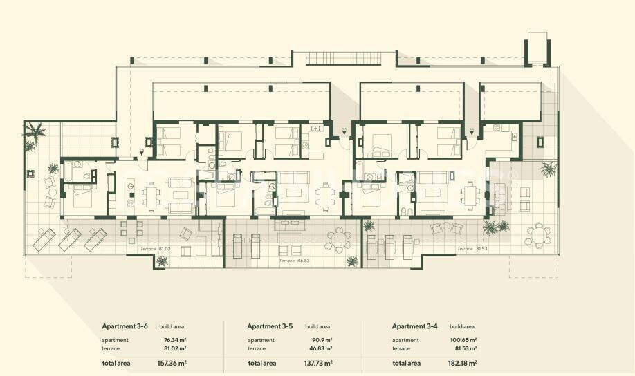 Dzīvoklis Mijas, Malaga, Spānijā 3 istabas, 81 m2 Nr. 121200