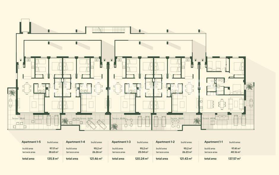 Dzīvoklis Mijas, Malaga, Spānijā 3 istabas, 81 m2 Nr. 121200