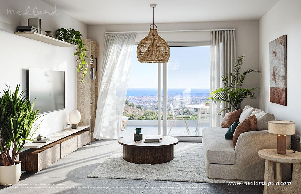 Apartment in Mijas Costa, Malaga, Spain 2 bedrooms, 80 sq.m. No. 129152