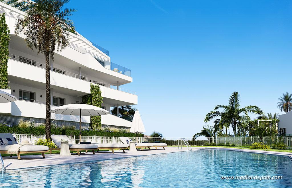 Apartment in Mijas Costa, Malaga, Spain 2 bedrooms, 80 sq.m. No. 129152