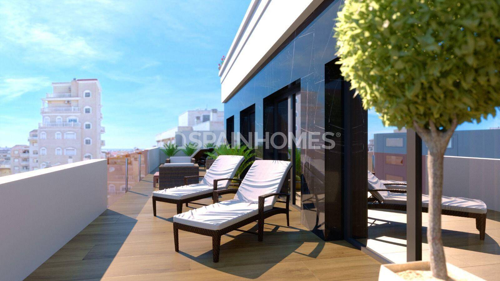 Penthauss Torrevieja, Alicante, Spānijā 2 istabas, 101 m2 Nr. 124733
