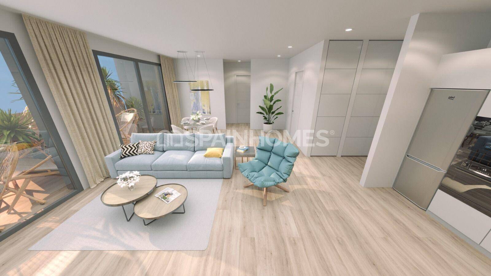 Penthauss Torrevieja, Alicante, Spānijā 2 istabas, 101 m2 Nr. 124733