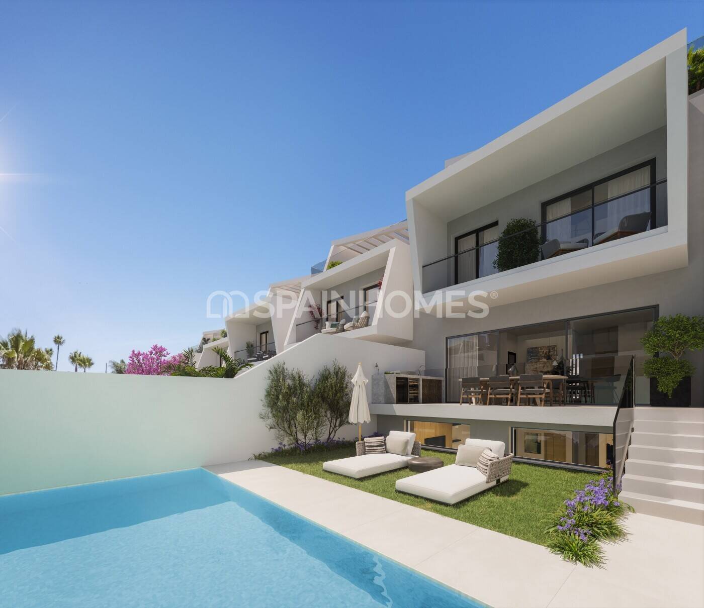 Villa i Estepona, Malaga, Spanien 3 sovrum, 172 kvm. Nr. 120861