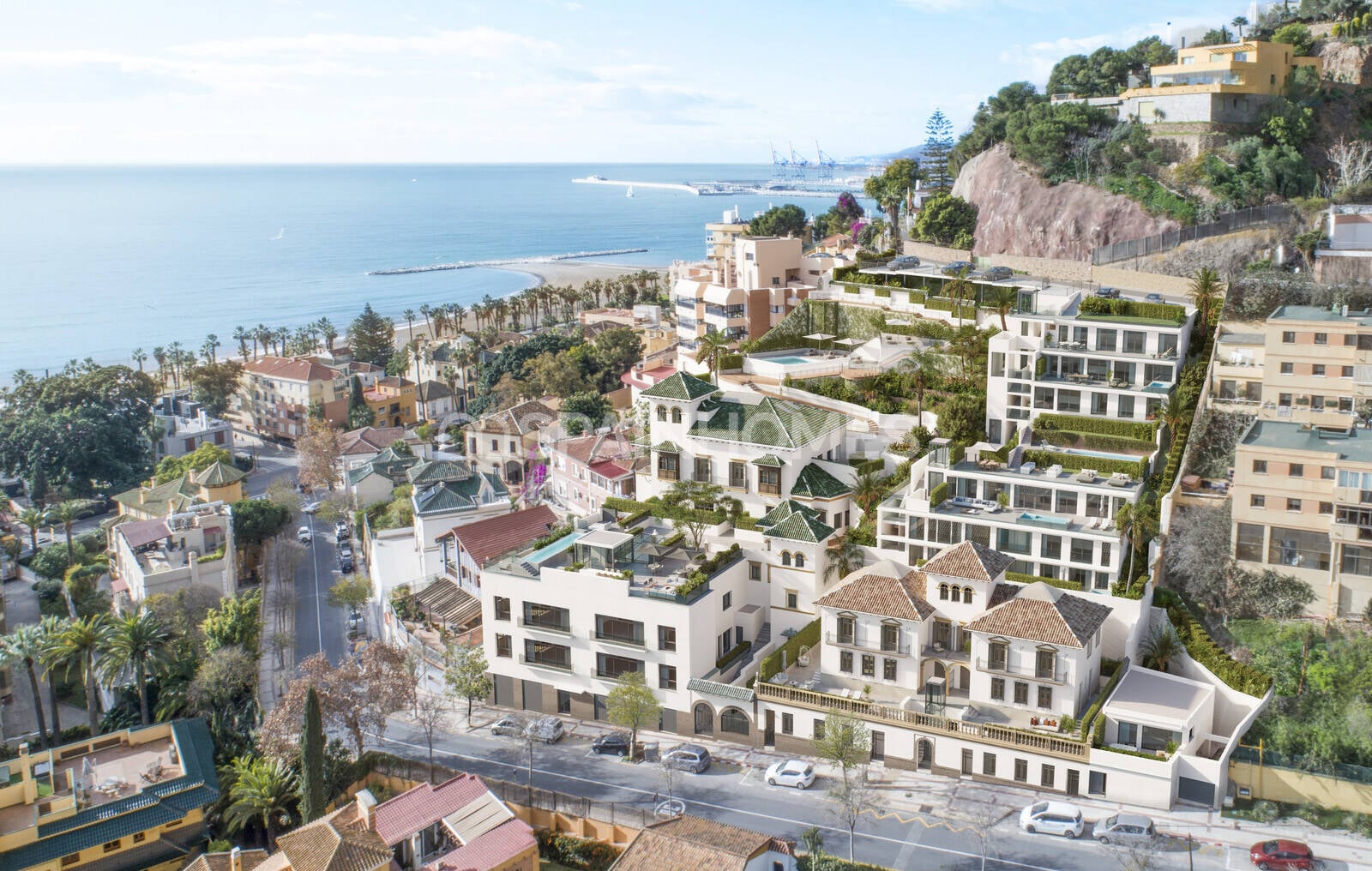 Penthauss Malaga, Spānijā 2 istabas, 107 m2 Nr. 121249