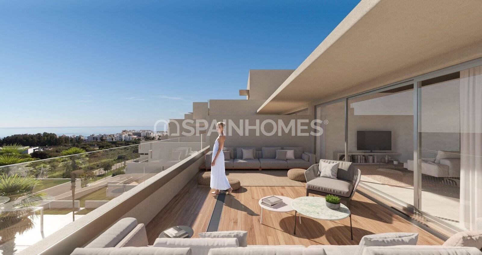 Apartment à Estepona, Malaga, Espagne 2 chambres, 83 m2 No. 121532