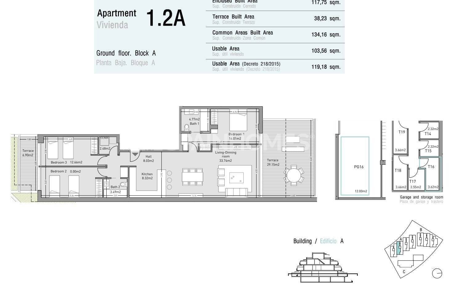 Apartment à Estepona, Malaga, Espagne 2 chambres, 83 m2 No. 121532
