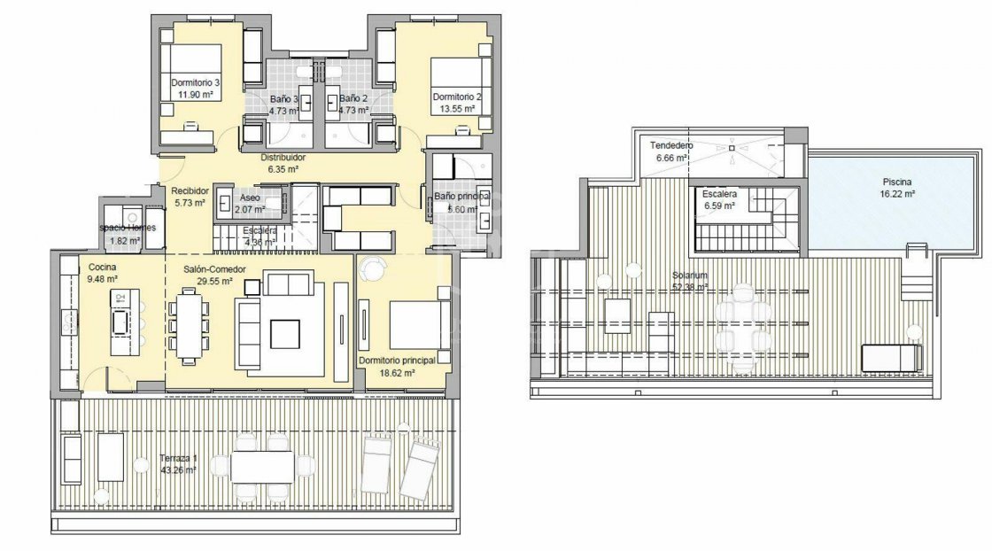 Apartment à Marbella, Malaga, Espagne 3 chambres, 227 m2 No. 128048