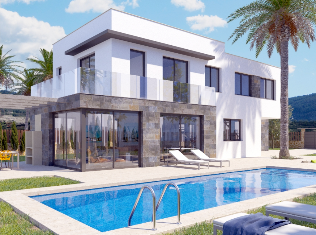 Villa a Alicante, Spagna 5 camere da letto, 250 mq. N° 124973