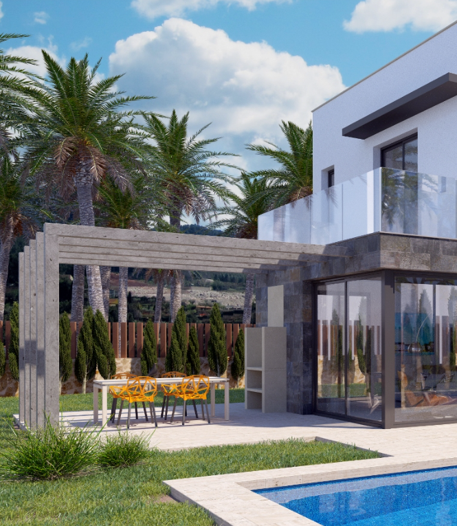Villa a Alicante, Spagna 5 camere da letto, 250 mq. N° 124973