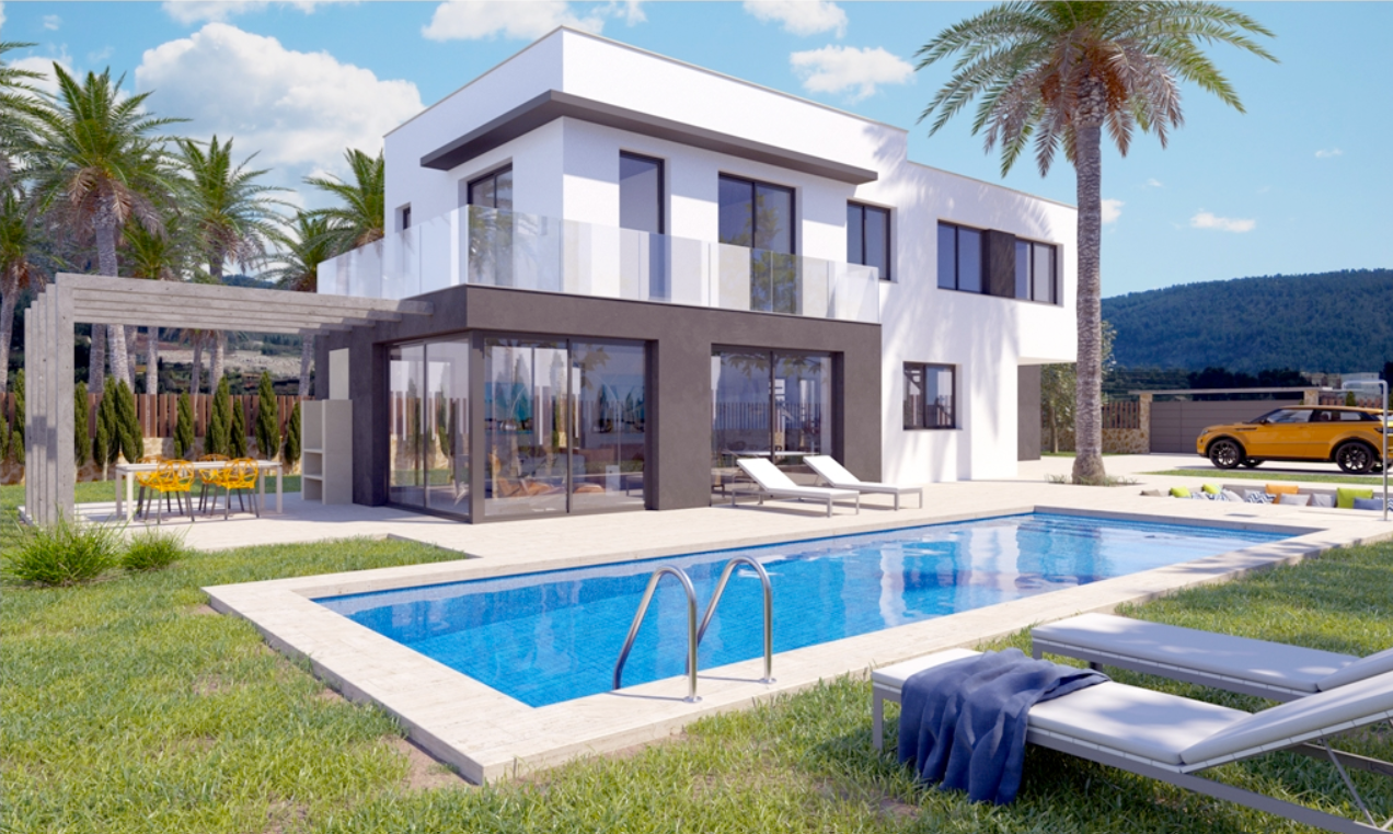 Villa a Alicante, Spagna 5 camere da letto, 250 mq. N° 124973