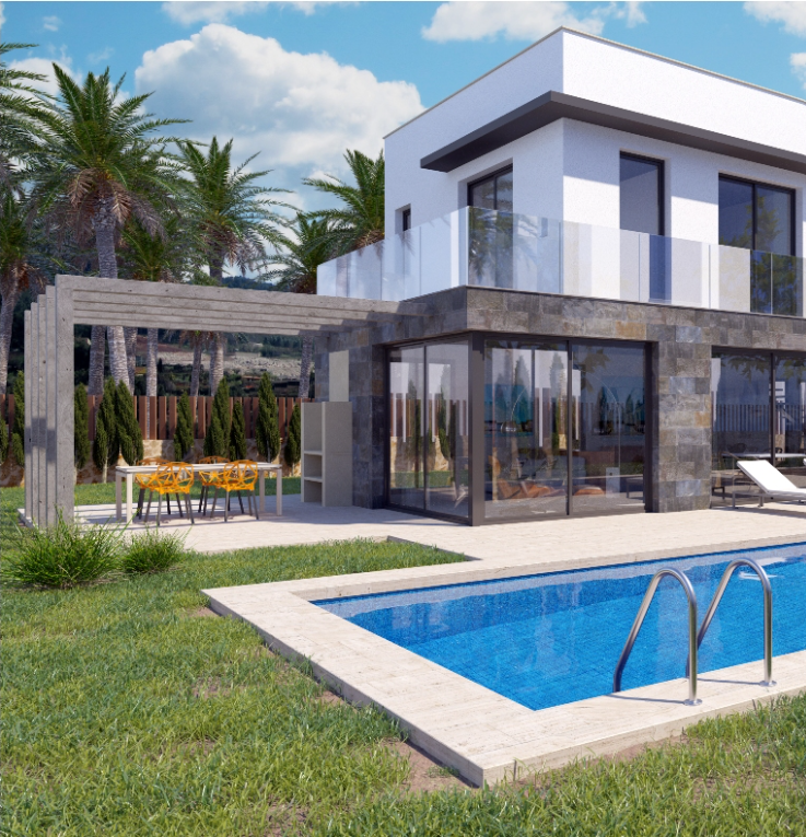 Villa a Alicante, Spagna 5 camere da letto, 250 mq. N° 124973