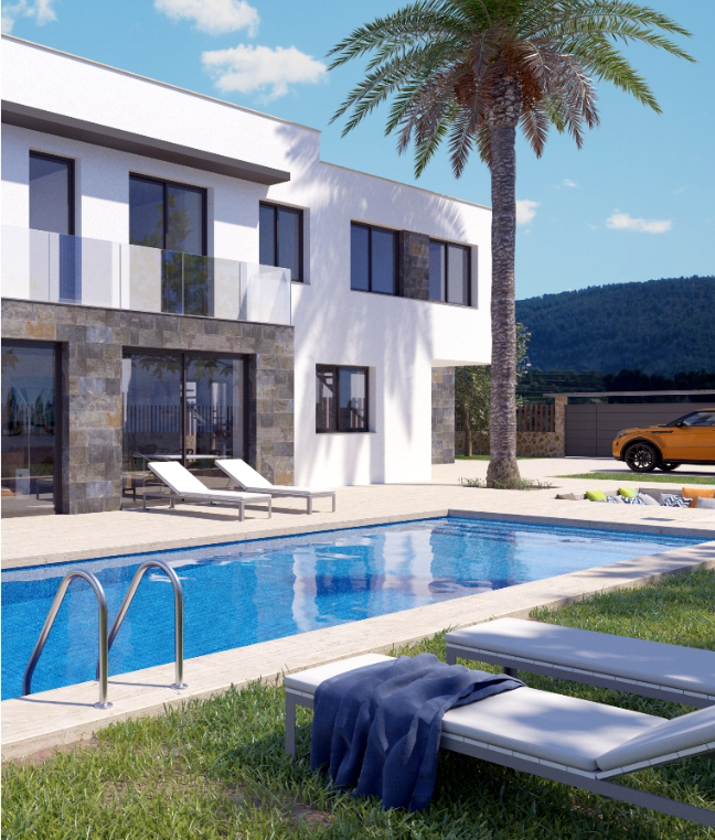 Villa a Alicante, Spagna 5 camere da letto, 250 mq. N° 124973