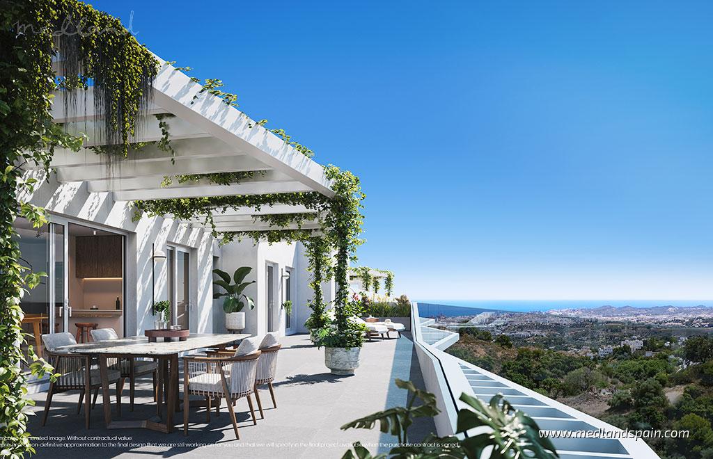 Wohnung in Mijas Costa, Malaga, Spanien 3 Schlafzimmer, 104 m2 Nr. 129153