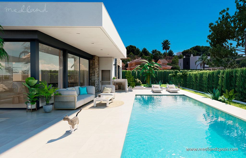 Villa in Calpe, Alicante, Spanien 3 Schlafzimmer, 139 m2 Nr. 129145