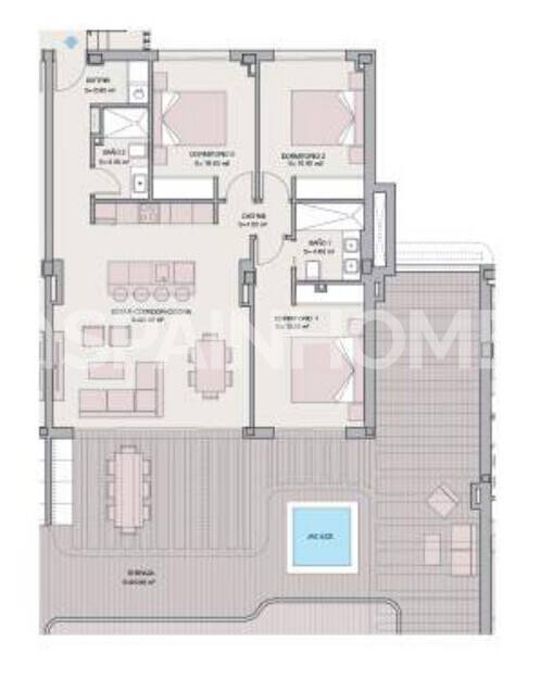 Dzīvoklis Estepona, Malaga, Spānijā 2 istabas, 79 m2 Nr. 124662