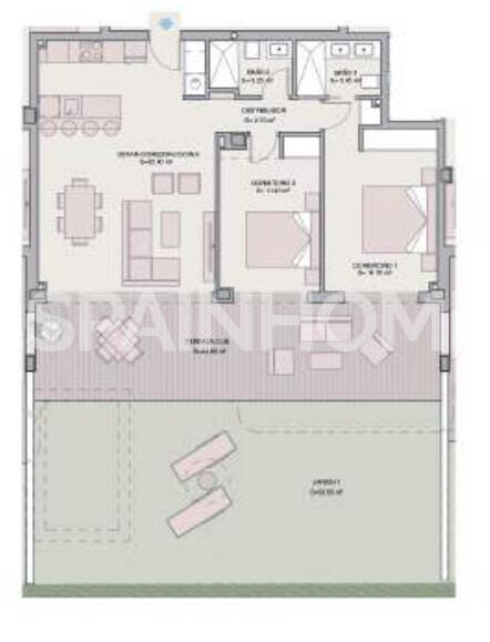 Dzīvoklis Estepona, Malaga, Spānijā 2 istabas, 79 m2 Nr. 124662
