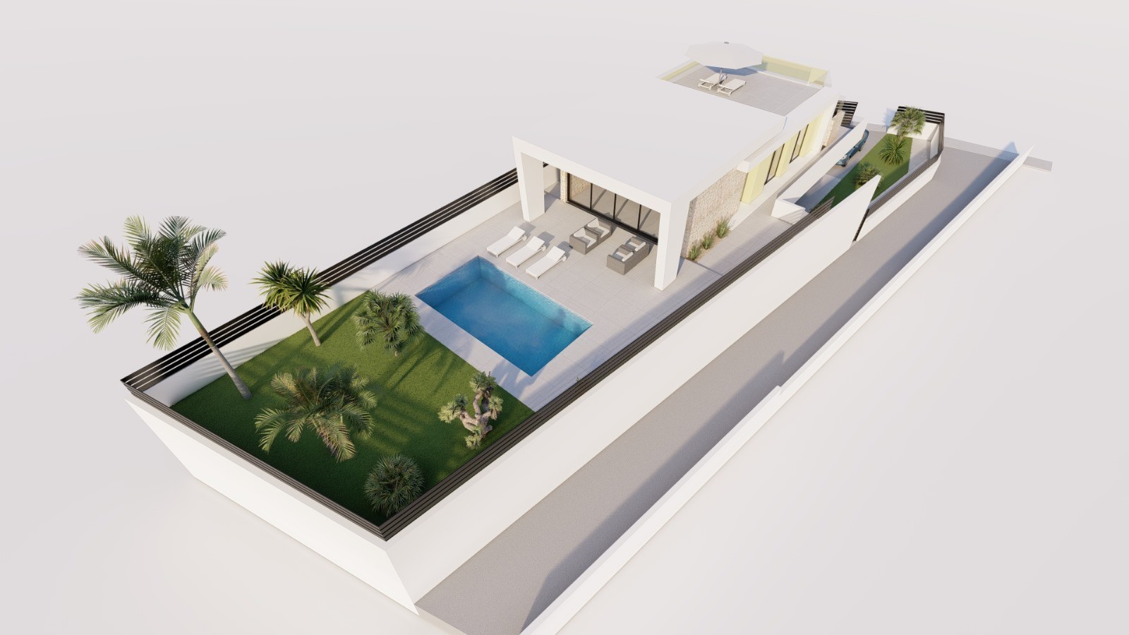 Villa i Torrevieja, Alicante, Spanien 3 sovrum, 120 kvm. Nr. 131331