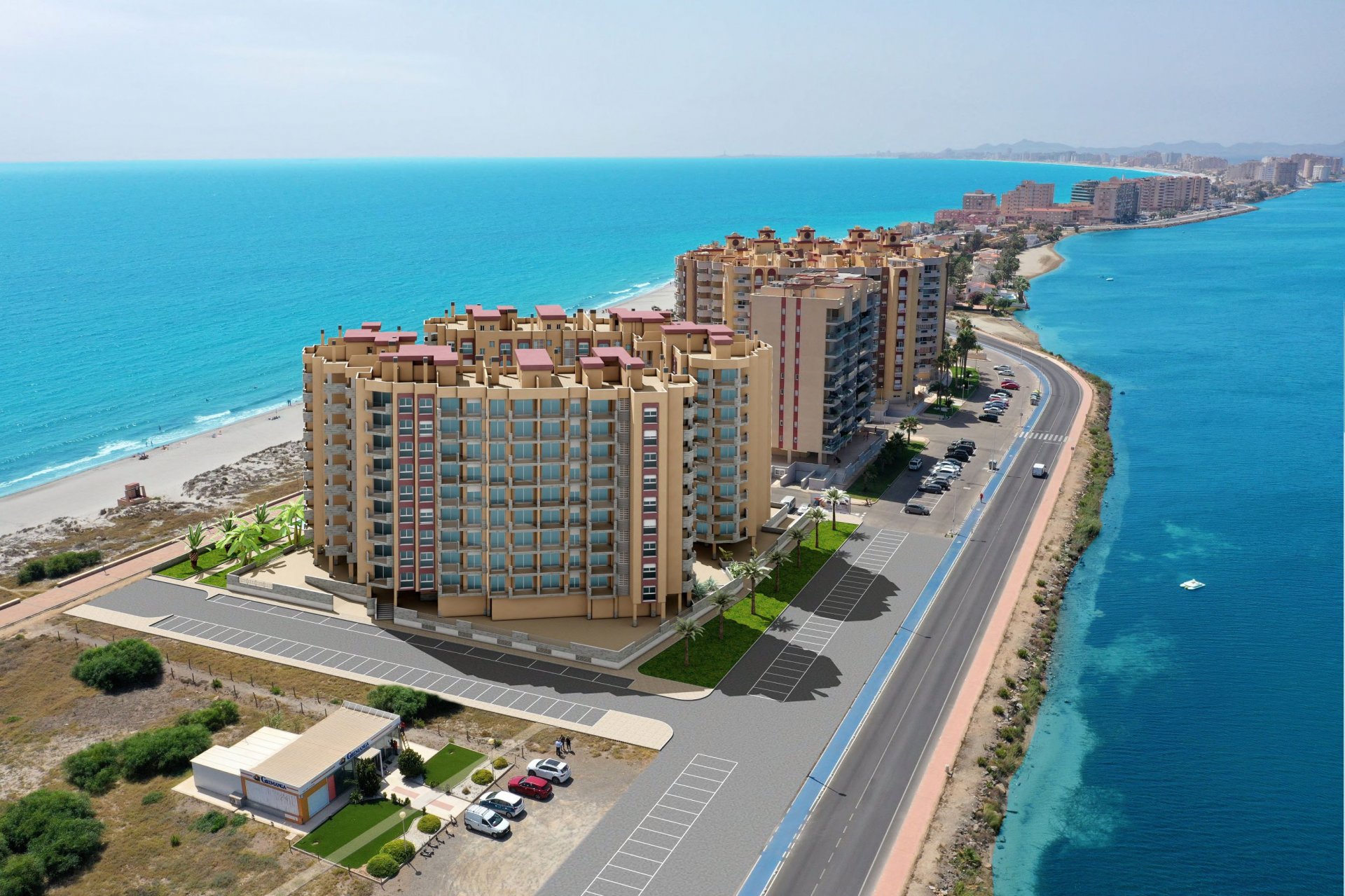Apartment in La Manga del Mar Menor, Murcia, Spain 1 bedroom, 78 sq.m. No. 130786