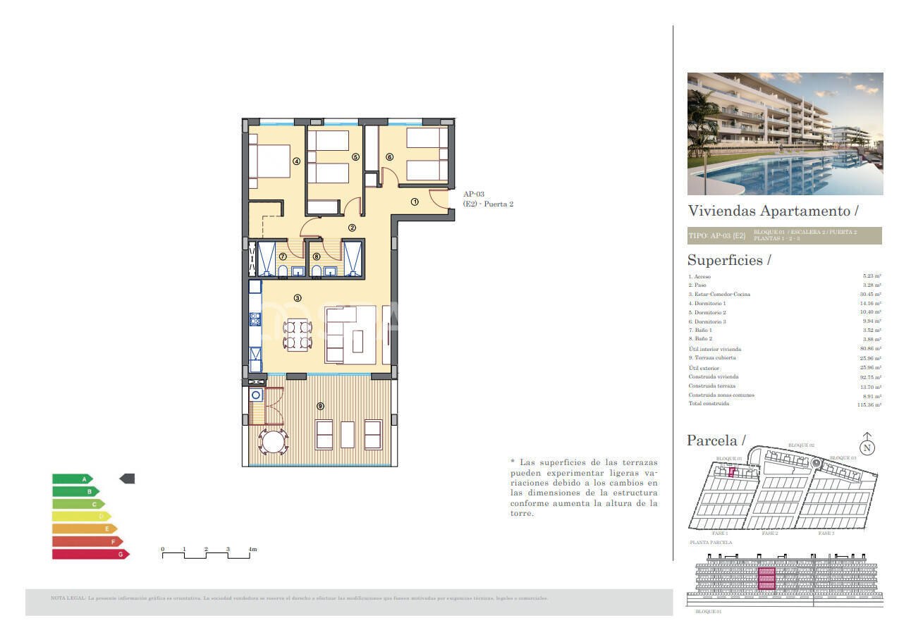 Huoneisto Mutxamel, Alicante, Espanja 3 makuuhuonetta, 115 m2 No. 121189
