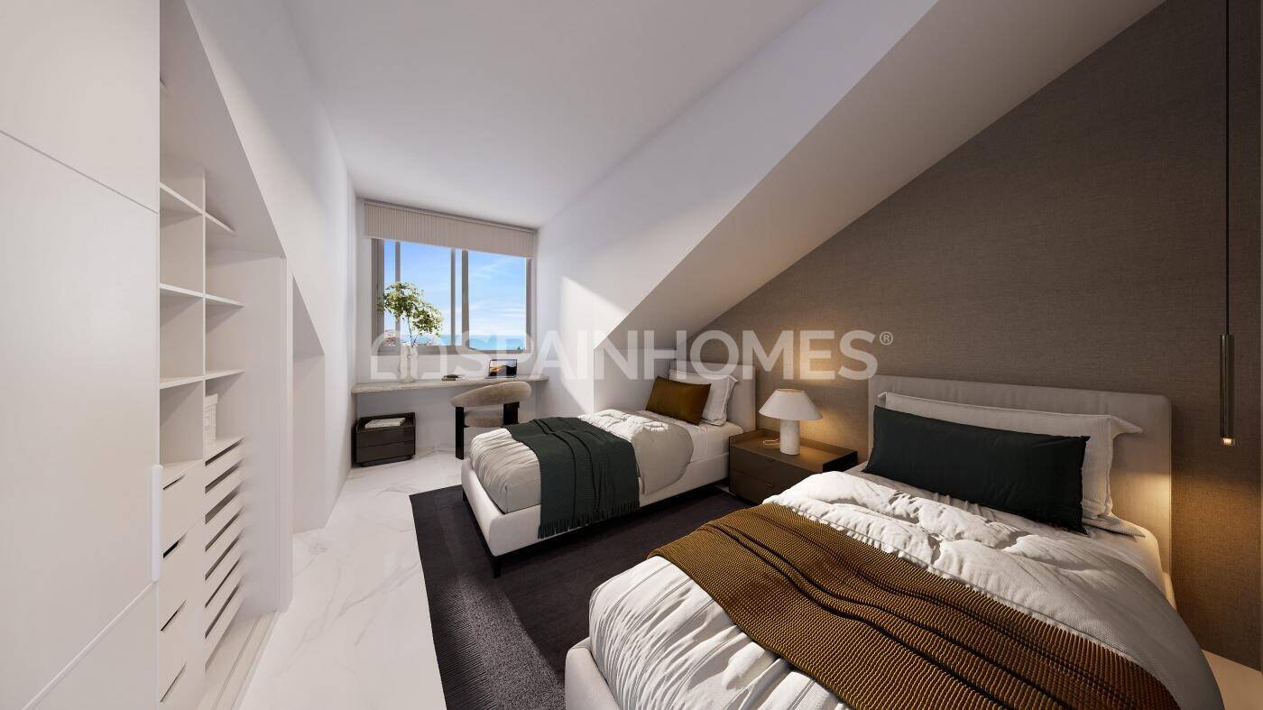 Attico a Benalmadena, Malaga, Spagna 3 camere da letto, 136 mq. N° 120852