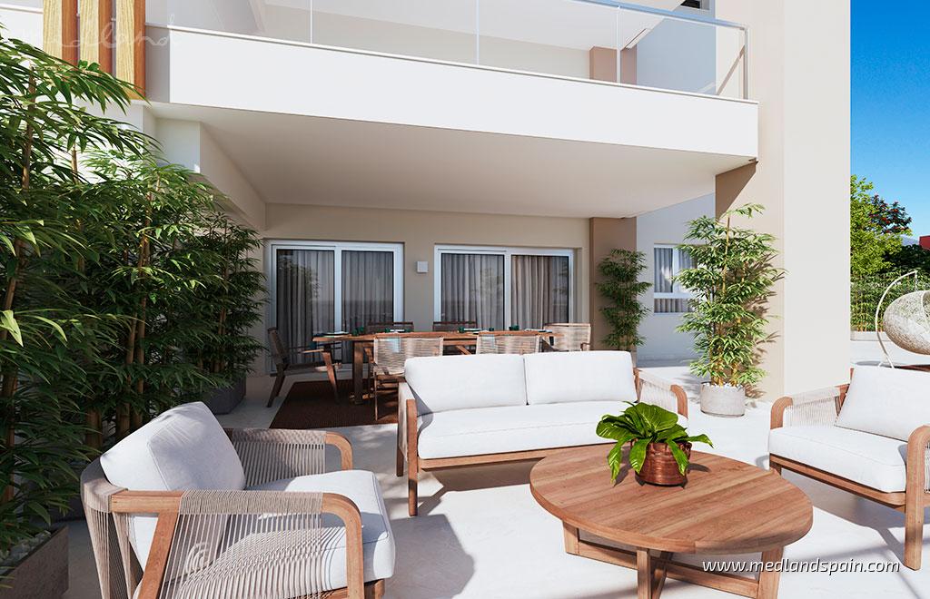 Lägenhet i Mijas Costa, Malaga, Spanien 2 sovrum, 75 kvm. Nr. 130498