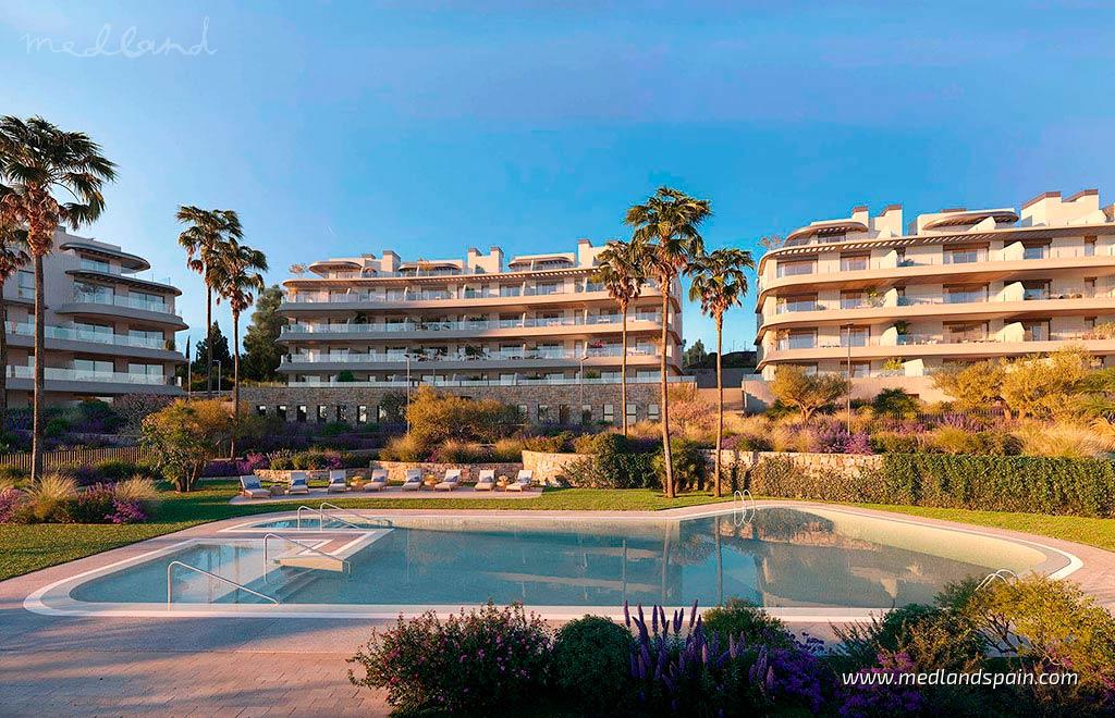 Apartment in Mijas Costa, Malaga, Spain 2 bedrooms, 87 sq.m. No. 124631