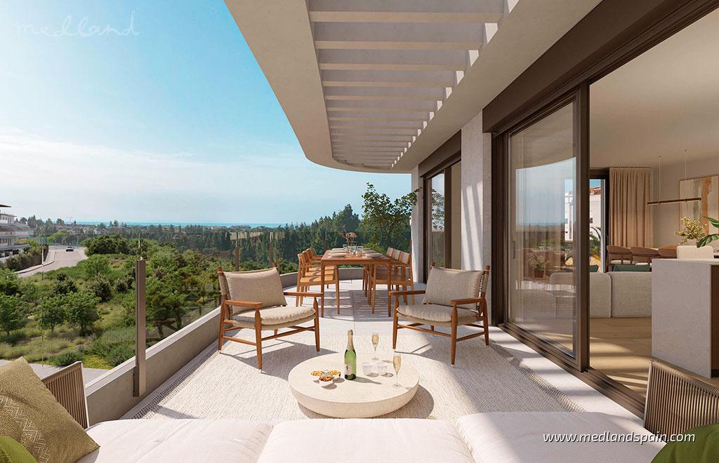 Apartment in Mijas Costa, Malaga, Spain 2 bedrooms, 87 sq.m. No. 124631