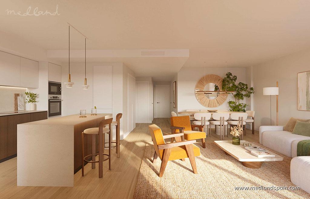 Apartament w Mijas Costa, Malaga, Hiszpania 2 sypialnie, 87 mkw. nr 124633